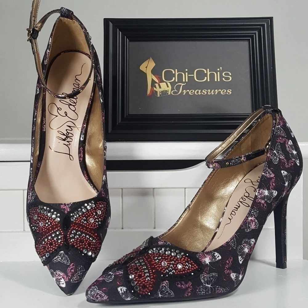 LIBBY EDELMAN BUTTERFLY PUMPS